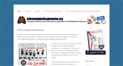 Desktop Screenshot of enfermedadesrespiratorias.org