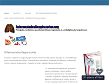 Tablet Screenshot of enfermedadesrespiratorias.org